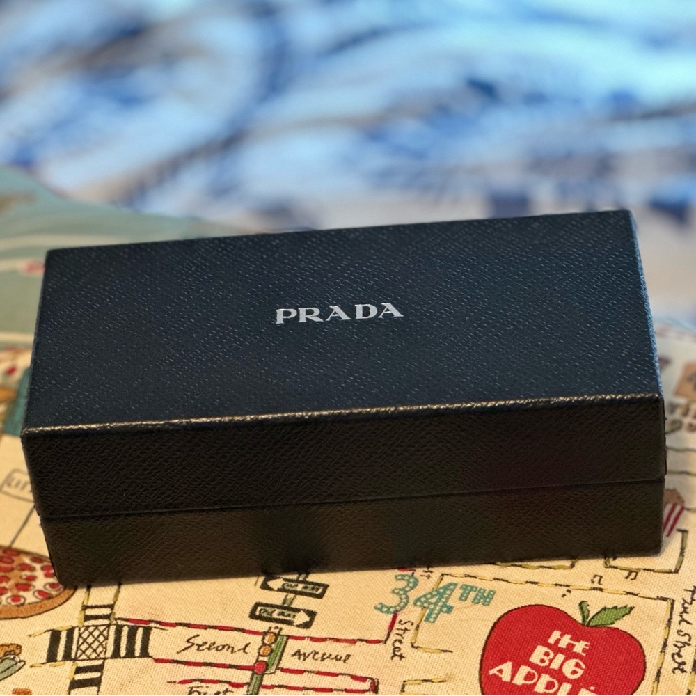 Prada sunglasses box/ case- no glasses included.